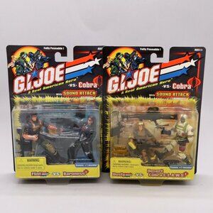 Flint Baroness Desert Cobra C.L.A.W.S. GI Joe vs Cobra Figure 2 Packs 2002